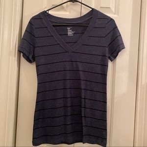 Navy Stripped Gap Top